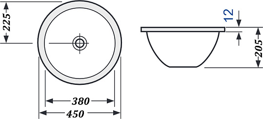 Villeroy & Boch Loop & Friends Раковина 38x38x20,5h см, цвет: alpin 61803801