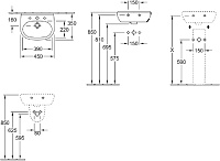 Villeroy & Boch O'Novo Раковина 45x35x15,5h см, цвет: alpin 53604501