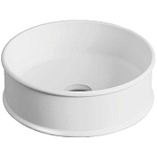 ArtCeram Atelier Раковина чаша d44x15h см, без перелива, цвет: matt white ATL001 05 00