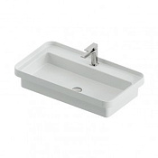 ArtCeram Fuori Scala Раковина встраиваемая сверху 80x45 см, 1 отв., без перелива, цвет: matt white TFL035 05 00