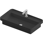 ArtCeram Fuori Scala Раковина встраиваемая сверху 80x45 см, 1 отв., без перелива, цвет: matt black TFL035 17 00