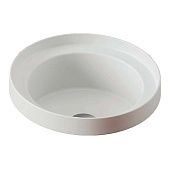 ArtCeram Fuori Scala Раковина встраиваемая сверху d40x17h см, без перелива, цвет: matt white TFL032 05 00