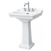 ArtCeram Hermitage Раковина подвесная 68x55x29h см, 1 отверстие, с переливом, цвет: glossy white HEL002 01 00