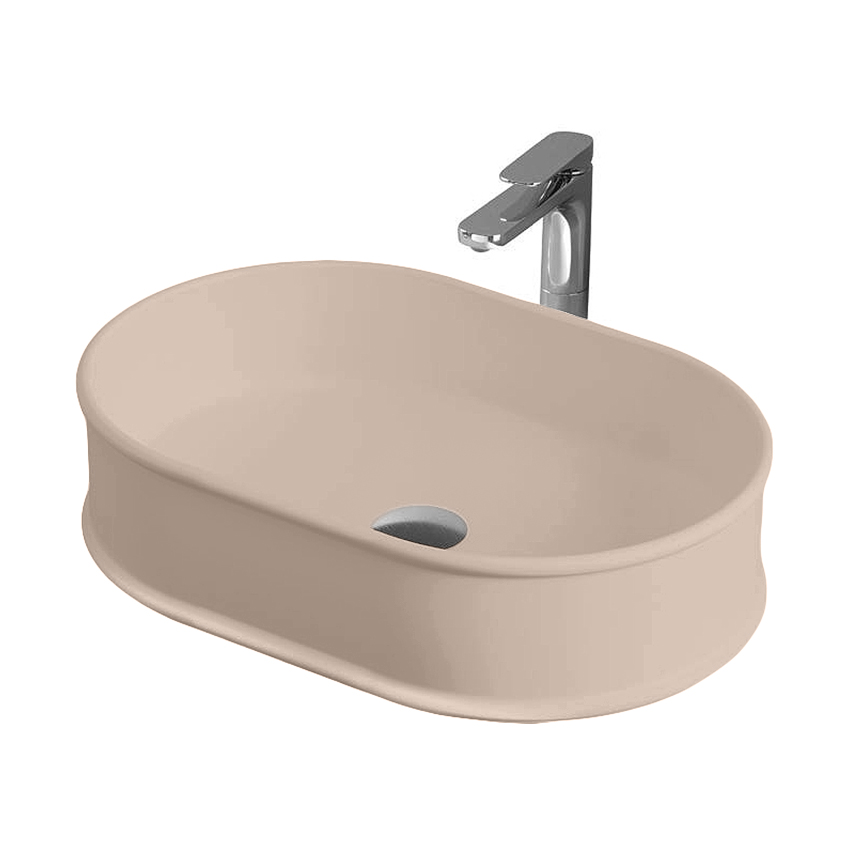 ArtCeram Atelier Раковина чаша 60x40x15h см, без перелива, цвет: brown matera ATL002 41 00