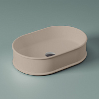 ArtCeram Atelier Раковина чаша 60x40x15h см, без перелива, цвет: brown matera ATL002 41 00