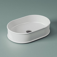ArtCeram Atelier Раковина чаша 60x40x15h см, без перелива, цвет: glossy white ATL002 01 00