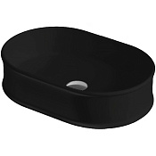 ArtCeram Atelier Раковина чаша 60x40x15h см, без перелива, цвет: matt black ATL002 17 00