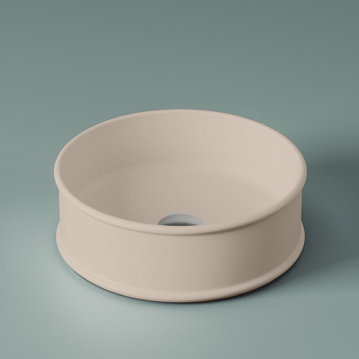 ArtCeram Atelier Раковина чаша d44x15h см, без перелива, цвет: brown matera ATL001 41 00