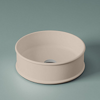 ArtCeram Atelier Раковина чаша d44x15h см, без перелива, цвет: brown matera ATL001 41 00