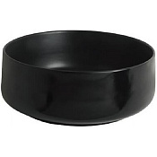 ArtCeram Cognac Раковина чаша d35x16h см, без перелива, покрытие Saniglaze, цвет: matt black COL004 17 00