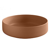 ArtCeram Cognac Раковина чаша d48x12,5h см, без перелива, покрытие Saniglaze, цвет: arancio cammeo COL002 13 00