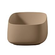 ArtCeram Cognac Раковина чаша 43x43x22h см, без перелива, покрытие Saniglaze, цвет: brown tortora COL006 40 00