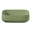 ArtCeram Cognac Раковина чаша 56x41x15,5h см, без перелива, покрытие Saniglaze, цвет: green salvia COL009 44 00