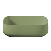 ArtCeram Cognac Раковина чаша 56x41x15,5h см, без перелива, покрытие Saniglaze, цвет: green salvia COL009 44 00