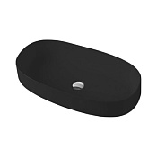 ArtCeram Cognac Раковина чаша 68x35x15h см, без перелива, покрытие Saniglaze, цвет: matt black COL005 17 00