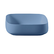 ArtCeram Cognac Раковина чаша 55x35x15,5h см, без перелива, покрытие Saniglaze, цвет: blue avio COL008 38 00