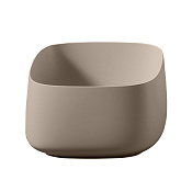 ArtCeram Cognac Раковина чаша 43x43x22h см, без перелива, покрытие Saniglaze, цвет: brown matera COL006 41 00