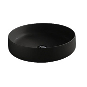ArtCeram Cognac Раковина чаша d48x12,5h см, без перелива, покрытие Saniglaze, цвет: glossy black COL002 03 00