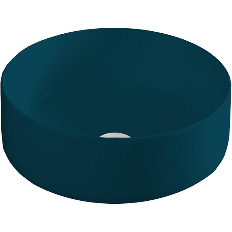 ArtCeram Cognac Раковина чаша d42x16h см, без перелива, покрытие Saniglaze, цвет: petrolio COL001 42 00