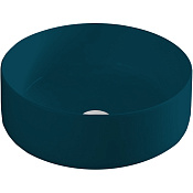 ArtCeram Cognac Раковина чаша d42x16h см, без перелива, покрытие Saniglaze, цвет: petrolio COL001 42 00