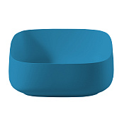 ArtCeram Cognac Раковина чаша 46x41x15,5h см, без перелива, покрытие Saniglaze, цвет: blue avio COL007 38 00