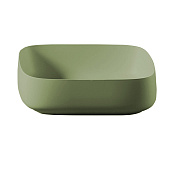 ArtCeram Cognac Раковина чаша 55x35x15,5h см, без перелива, покрытие Saniglaze, цвет: green salvia COL008 44 00