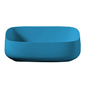 ArtCeram Cognac Раковина чаша 56x41x15,5h см, без перелива, покрытие Saniglaze, цвет: blue avio COL009 38 00