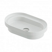 ArtCeram Fuori Scala Раковина встраиваемая сверху 58x35 см, без перелива, цвет: matt white TFL033 05 00