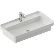 ArtCeram Fuori Scala Раковина встраиваемая сверху 80x45 см, 1 отв., без перелива, цвет: glossy white TFL035 01 00