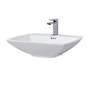 ArtCeram Jazz Раковина подвесная 70x49x15h см, 1 отверстие, с переливом, цвет: glossy white JZL004 01 00