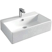 ArtCeram Quadro Раковина подвесная/накладная 50x48x16h см, 1 отв., с переливом, цвет: glossy white QUL002 01 86