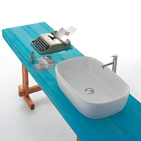 Globo Genesis Раковина чаша 60x40x15h см, без перелива, без д/к, цвет: белый глянцевый GE045BI