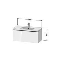 Duravit D-Neo Раковина накладная 100,5х48 cм, цвет белый 2367100000