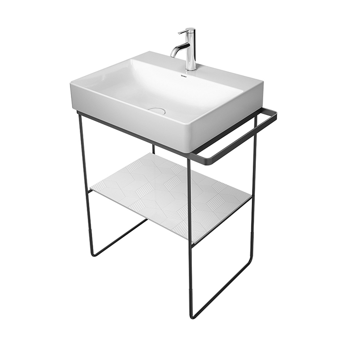 Duravit DuraSquare Раковина подвесная, выпуск с керам. покрытием, цвет белый 2353500041