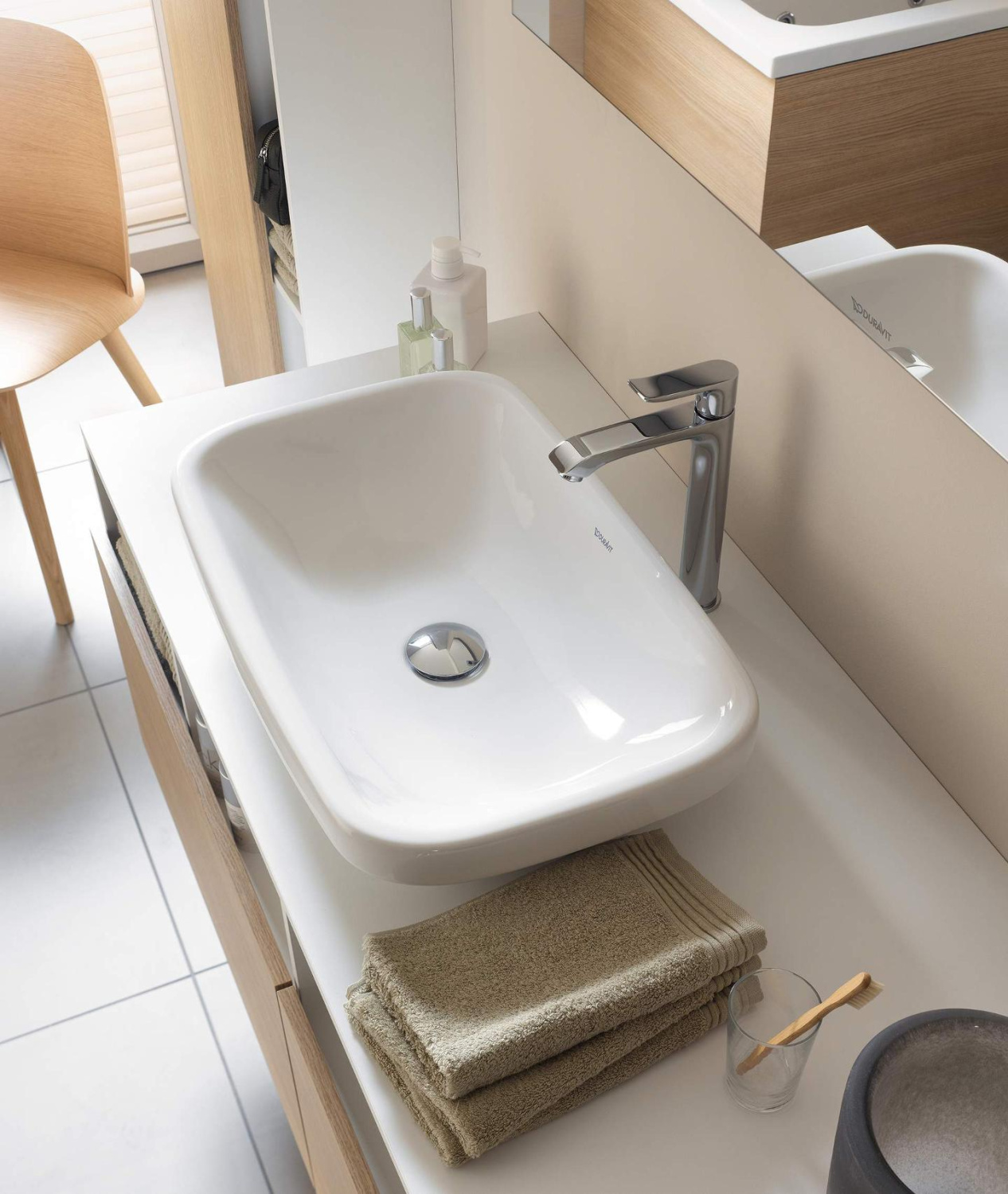 Duravit DuraStyle Раковина, шлифованный вариант, 60x38 cм, цвет белый 0349600000