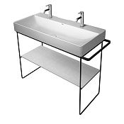 Duravit DuraSquare Раковина встраиваемая 100 cм, с 2 отв. под смеситель, цвет белый 2353100041