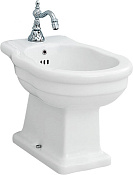 ArtCeram Hermitage Биде напольное 36x55 см, 1 отв., с переливом, с креплениями, цвет: glossy white HEB002 01 00