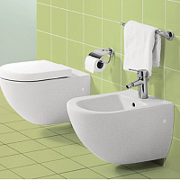 Villeroy & Boch Subway Биде подвесное, цвет alpin 74000001