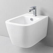 ArtCeram A16 Биде подвесное 36x52 см, 1 отверстие, с переливом, с креплениями, цвет: matt white ASB001 05 00