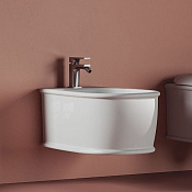 ArtCeram Atelier Биде подвесное 37x52 см, 1 отв., с переливом, с креплениями, цвет: glossy white ATB001 01 00