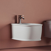 ArtCeram Atelier Биде подвесное 37x52 см, 1 отверстие, с переливом, с креплениями, цвет: matt white ATB001 05 00