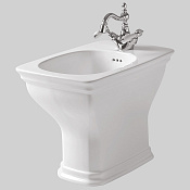ArtCeram Civitas Биде напольное 36x54 см, 1 отв., с переливом, с креплениями, цвет: glossy white CIB002 01 00