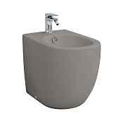 ArtCeram File 2.0 Биде напольное 37x52 см, 1 отверстие, с переливом, с креплениями, цвет: grey olive FLB002 15 00