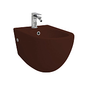 ArtCeram File 2.0 Биде подвесное 37x52 см, 1 отв., с переливом, с креплениями, цвет: marrone cocoa FLB001 39 00