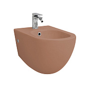 ArtCeram File 2.0 Биде подвесное 37x52 см, 1 отв., с переливом, с креплениями, цвет: brown tortora FLB001 40 00