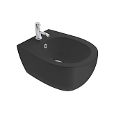 Globo 4All Биде подвесное 54x36 см, c 1 отверстием под смеситель и переливом, цвет: nero opaco MDS09AR