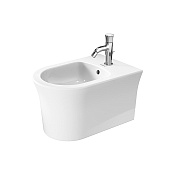 Duravit White Tulip Биде подвесное 37x54cм с 1 отв. под смес., без покрытия Wondergliss, цвет: белый 2293150000