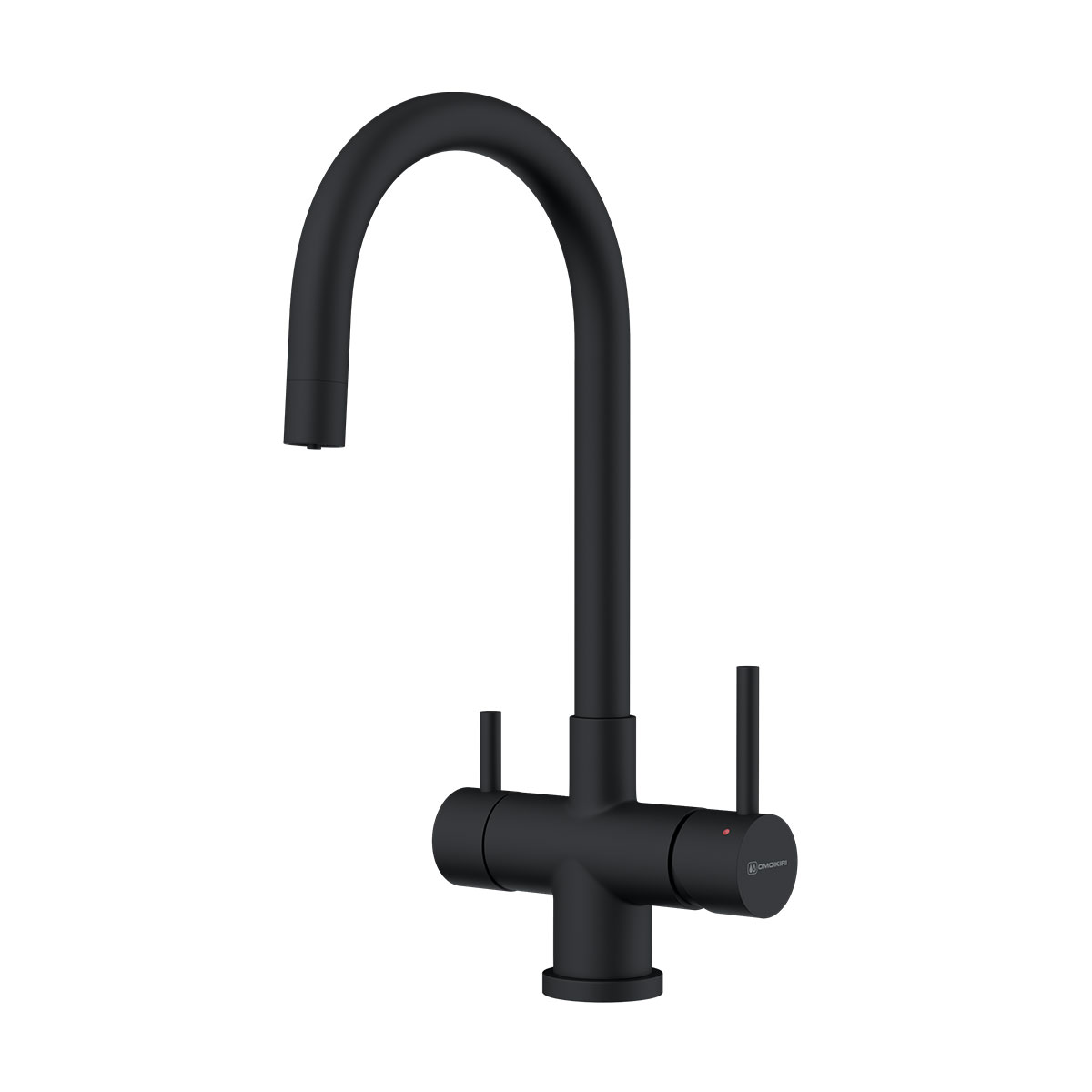 Omoikiri Akita-GB Смеситель для кухни с возможностью подключить фильтр, цвет: графит 4994354