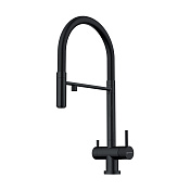 Omoikiri Kanto-GB Смеситель для кухни с гибким изливом и возм. подкл. фильтр, графит 4994356