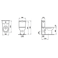 Унитаз-компакт Laufen Pro 8.2495.6.000.000.1